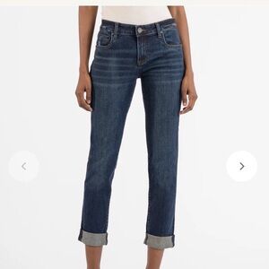 NWT Kut from the Kloth Cloth Mid-Rise Boyfriend Catherine Jeans (E. Wash) - 12